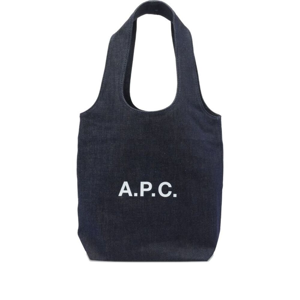 A.P.C. Blue Tote Bags Men